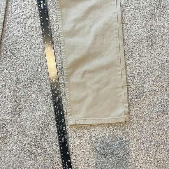 Levis 511 Pants Mens 36x32 Tan Utility Khaki Work Red Tab Straight - Picture 6 of 11